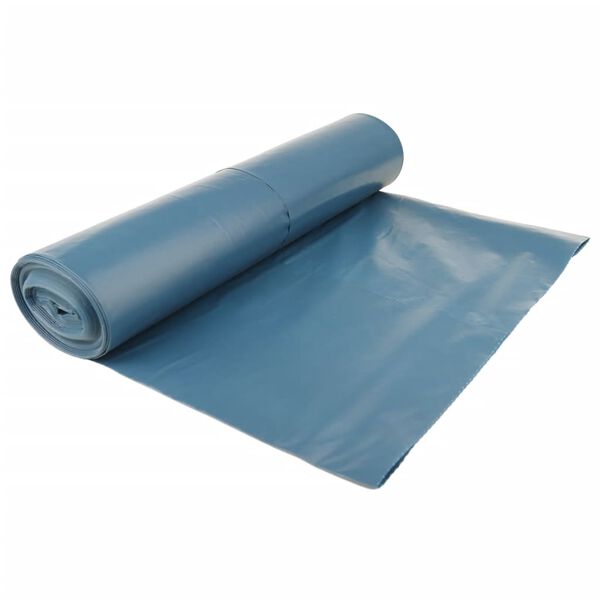 vidaXL Sacs poubelles 100 pcs bleu 120 L