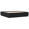 vidaXL Cadre de lit avec LED sans matelas noir 200x200 cm