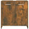 vidaXL Armoire de bain Chêne fumé 60x33x60 cm Bois d'ingénierie