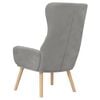 vidaXL Chaise de relaxation Gris clair Velours
