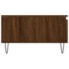 vidaXL Table basse ch&ecirc;ne marron 90x60x35 cm bois d'ing&eacute;nierie