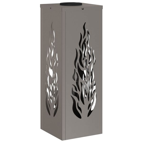 vidaXL Lumi&egrave;re de chemin LED solaire 2 pcs Acier Corten Acier Corten