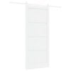 vidaXL Porte coulissante ORKDAL Blanc 93 x 211 cm Pin massif