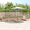 vidaXL Salon palette de jardin avec coussins 6pcs bois d'acacia massif