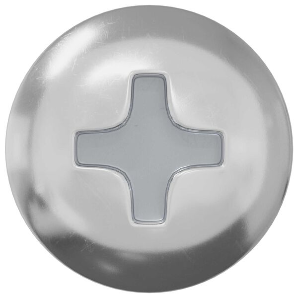 vidaXL Vis en bois 2 pcs Argent&eacute; M4 x 25 mm Acier