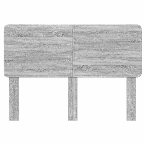 vidaXL T&ecirc;te de lit Gris Sonoma 160 cm Bois d'ing&eacute;nierie