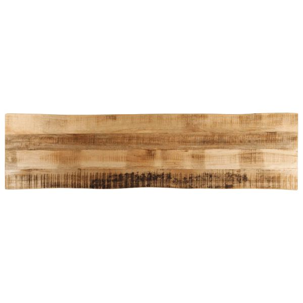 vidaXL Dessus de table bord vivant 180x40x2,5 cm bois de manguier brut