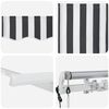 vidaXL Auvent R&eacute;tractable Anthracite 350 x 200 cm tissu