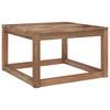 vidaXL Table palette de jardin Marron 60x60x36,5 cm Pin impr&eacute;gn&eacute;
