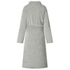 vidaXL Robe de bain sans capuche Gris m Flanelle