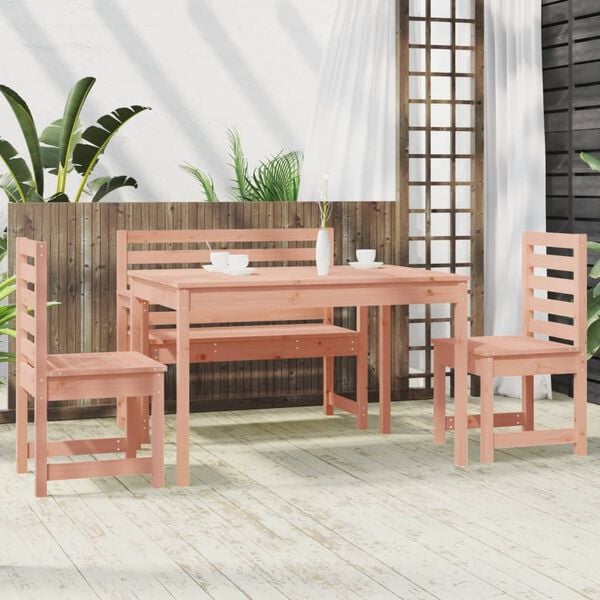 vidaXL Ensemble &agrave; manger de jardin 4 pcs bois massif Douglas