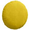 vidaXL Coussins de siège 2 pcs Jaune Ø80 x 29 cm Velours