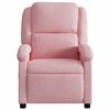 vidaXL Fauteuil inclinable de massage &eacute;lectrique rose velours