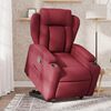 vidaXL Fauteuil inclinable rouge bordeaux tissu