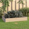 vidaXL Jardini&egrave;re sur&eacute;lev&eacute;e 80x120 cm Bois de pin solide