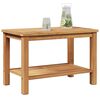 vidaXL Table basse Marron 70 x 40 x 45 cm Bois de teck solide