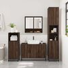 vidaXL Ensemble de meubles de salle de bain 4 pcs chêne marron