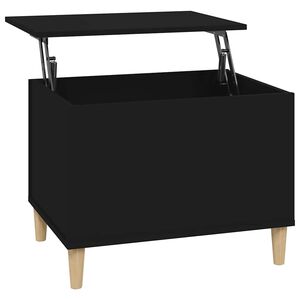 vidaXL Table basse Noir 60x44,5x45 cm Bois d'ing&eacute;nierie