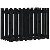 vidaXL Lit sur&eacute;lev&eacute; de jardin design de cl&ocirc;ture 100x50x70cm pin massif