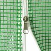 vidaXL Serre avec cadre en acier vert 70 m&sup2; 14x5x2,3 m