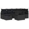 vidaXL Ensemble de canap&eacute; de jardin 12 pc polyrotin