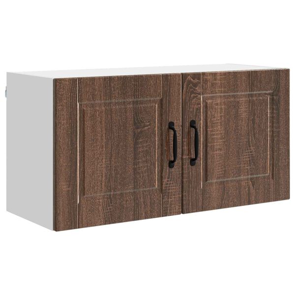vidaXL Armoire de cuisine Ch&ecirc;ne brun 80 x 31 x 40 cm Bois d'ing&eacute;nierie