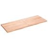 vidaXL Comptoir de salle de bain marron 160x60x(2-4) cm bois trait&eacute;