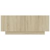 vidaXL Table de chevet chêne sonoma 100x35x40 cm bois d'ingénierie