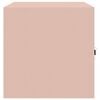 vidaXL Armoire de rangement Rose 80 x 40 x 40 cm Acier
