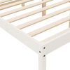 vidaXL Lit pour personne &acirc;g&eacute;e sans matelas 200x200 cm bois pin massif