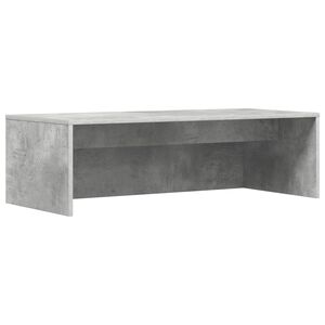 vidaXL Bureau mural Gris b&eacute;ton Bois d'ing&eacute;nierie 100 x 45 x 30 cm