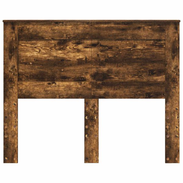 vidaXL T&ecirc;te de lit Ch&ecirc;ne fum&eacute; 120 cm Bois d'ing&eacute;nierie