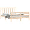 vidaXL Cadre de lit sans matelas 160x200 cm bois massif de pin