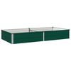 vidaXL Jardin sur&eacute;lev&eacute; Vert 160 x 80 x 24 cm acier lamin&eacute; &agrave; froid