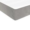 vidaXL Matelas de lit &agrave; ressorts ensach&eacute;s 90x220x20 cm velours
