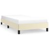 vidaXL Cadre de lit sans matelas cr&egrave;me 80x200 cm similicuir
