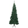 vidaXL Sapin de No&euml;l artificiel d'angle Vert 180 cm PVC