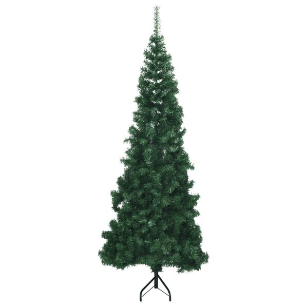 vidaXL Sapin de No&euml;l artificiel d'angle Vert 180 cm PVC