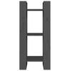 vidaXL Bibliothèque/Séparateur de pièce Gris 41x35x91 cm Pin solide