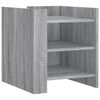 vidaXL Table de chevet sonoma gris 45x50x50 cm bois d'ing&eacute;nierie