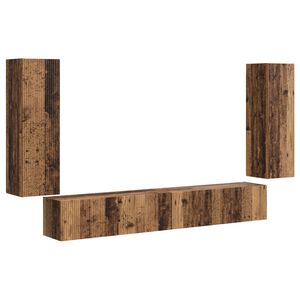 vidaXL Ensemble de meuble TV mural 4 pcs 29,5 x 31 x 100 cm