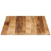 vidaXL Dessus de table bord vivant 110x80x2,5 cm bois de manguier brut