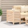 vidaXL Repose-pied de jardin 62x31,5x52 cm bois de pin massif