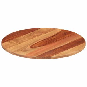 vidaXL Dessus de table bois massif d'acacia rond 15-16 mm 40 cm