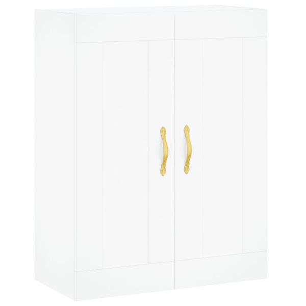 vidaXL Armoire murale blanc 69,5x34x90 cm bois d'ing&eacute;nierie