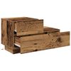 vidaXL Cabinet de chevet avec tiroir Bois ancien 70 x 36 x 40,5 cm