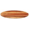vidaXL Dessus de table bois massif d'acacia rond 15-16 mm 40 cm