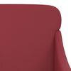 vidaXL Fauteuil Bordeaux 63x76x80 cm Similicuir