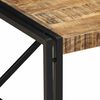 vidaXL Table basse 80x80x35 cm bois de manguier massif brut