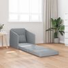 vidaXL Canap&eacute;-Lit 60cm Gris clair tissu